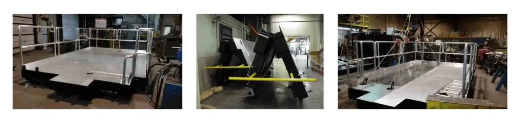 Various angles of the Rapid Acting Platform, a quicker and safer alternative to scaffolding, Google search query